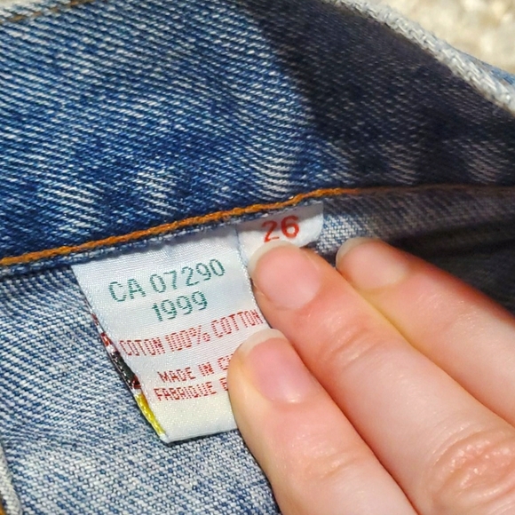 High Waisted Denim Shorts - Picture 4 of 4